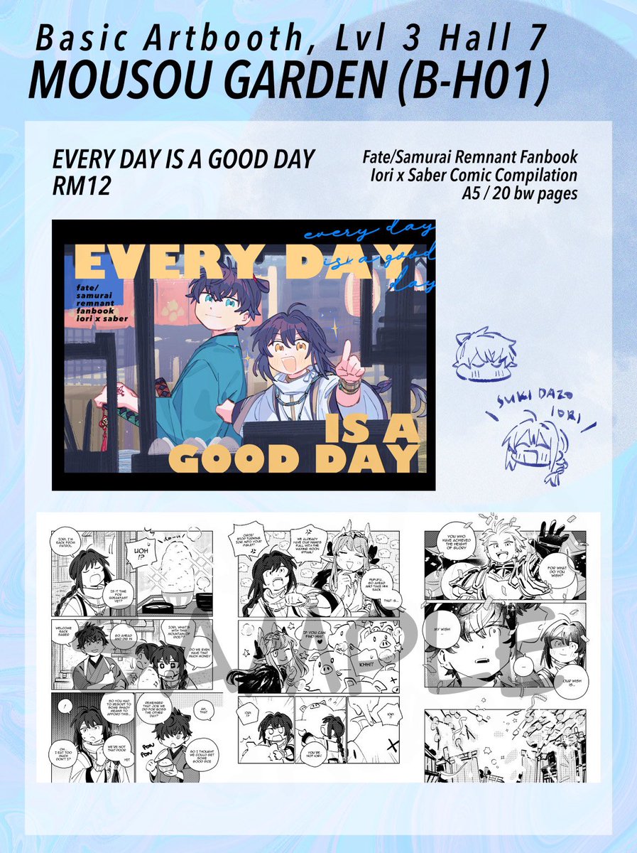 cyabebe's tweet photo. Gonna be at Basic Artbooth (B-H01) next weekend, see you guys there!
#comicfiesta2024 #comicfiesta2024catalogue https://t.co/W5KcLmjnnh