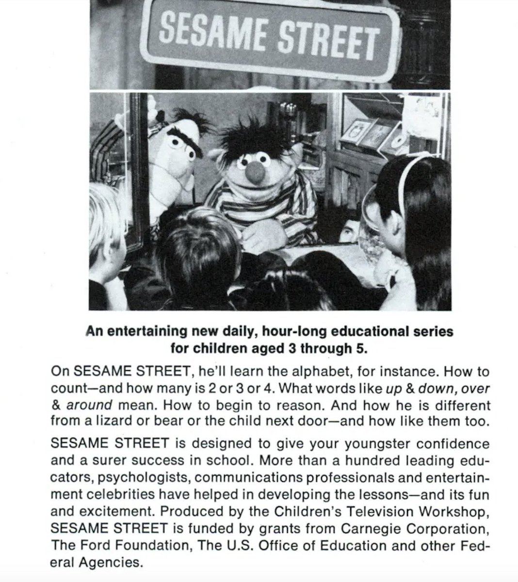 It's a great day to remember Sesame Street's founding mission.