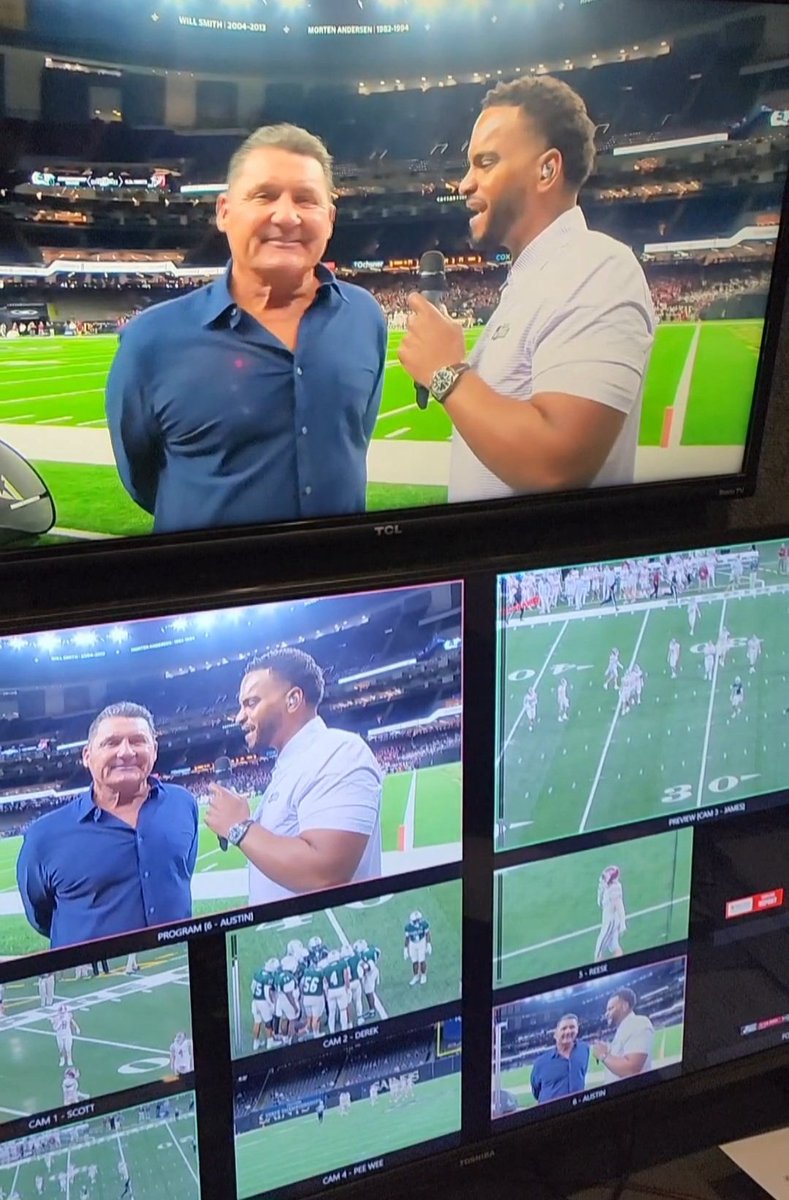 Garrett Walvoord (@mr_playbyplay) on Twitter photo Couple of Tigers at the #PrepClassic on <a href="/lhsaanetworktv/">LHSAA Network</a>. <a href="/Coach_EdOrgeron/">Coach Ed Orgeron</a> <a href="/DarryBeckwith/">Darry Beckwith Jr.</a> #LSU Couple of Tigers at the #PrepClassic on <a href="/lhsaanetworktv/">LHSAA Network</a>. <a href="/Coach_EdOrgeron/">Coach Ed Orgeron</a> <a href="/DarryBeckwith/">Darry Beckwith Jr.</a> #LSU