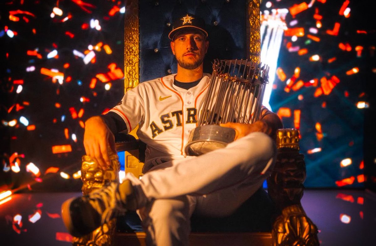 Farewell <a href="/KTuck30/">Kyle Tucker</a> &amp; wishing you the best for the rest of your career. 

Thank you for being a fantastic Astro &amp; a World Series Champion for us in 2022 👏 

We will miss having you in Houston.

“This time they finish the job - the Houston Astros: WORLD CHAMPIONS!!” #LevelUp🏆