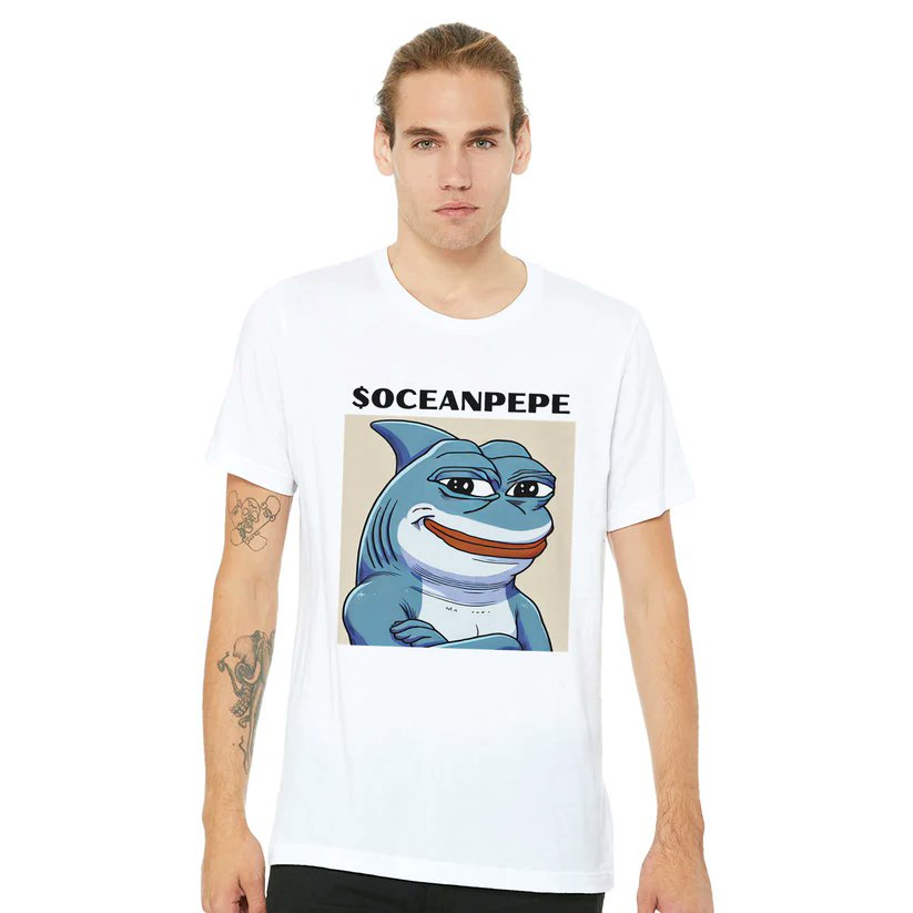 🌊 Big News, Sharks! 🐸

We’re thrilled to announce an exclusive collaboration with DegenDrip.fun—the go-to crypto merch brand for degens everywhere! 🛒 All OceanPepe official merch will now be available on their platform, giving our community access to epic designs