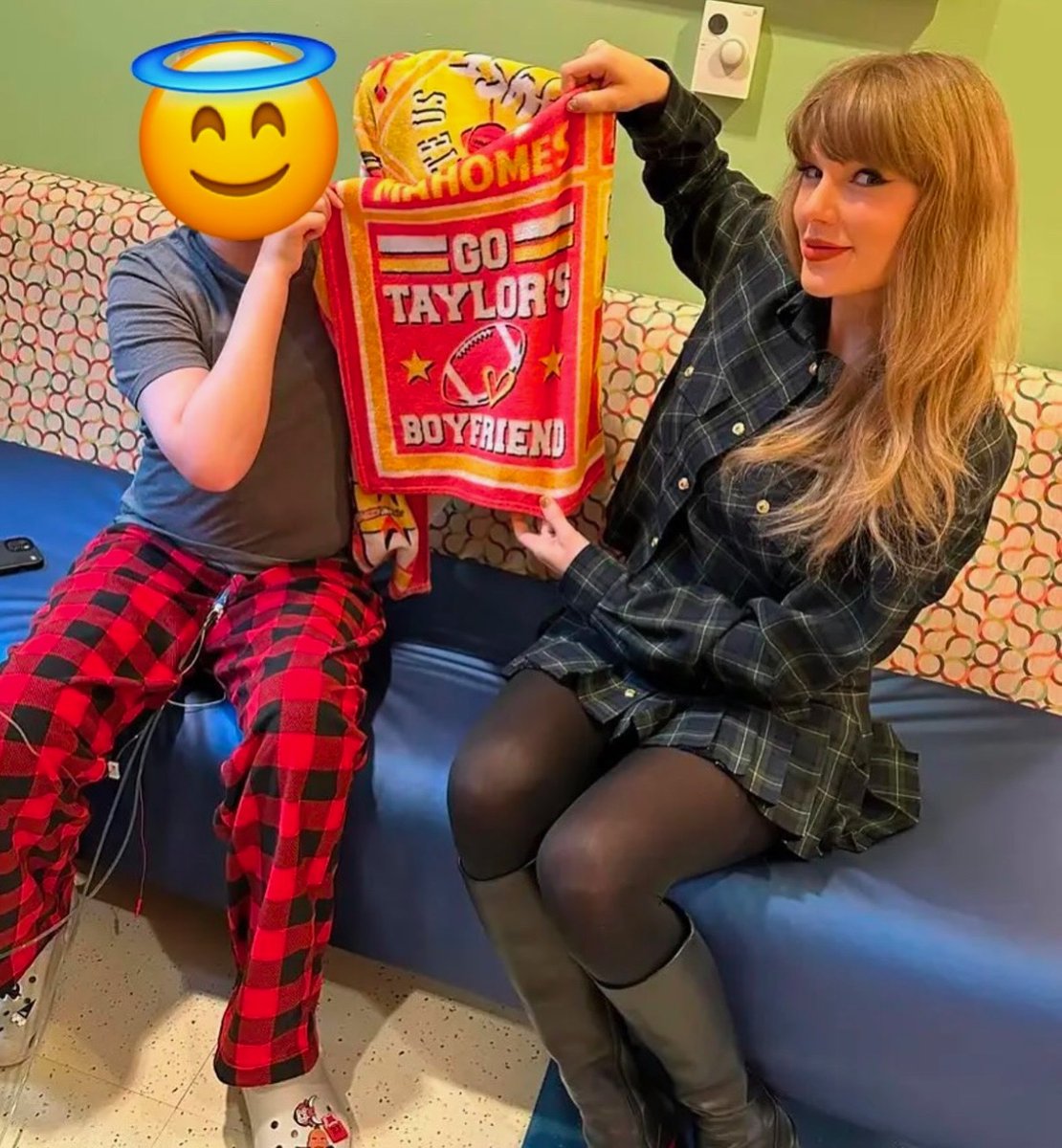 *whispers* The families that Taylor visited can now afford their healthcare by selling her signed books.

Maybe saying that will ruffle y'all's feathers, but it's also the reality of our effing society.

I work in healthcare &amp; have many congenital conditions and I hate it here.