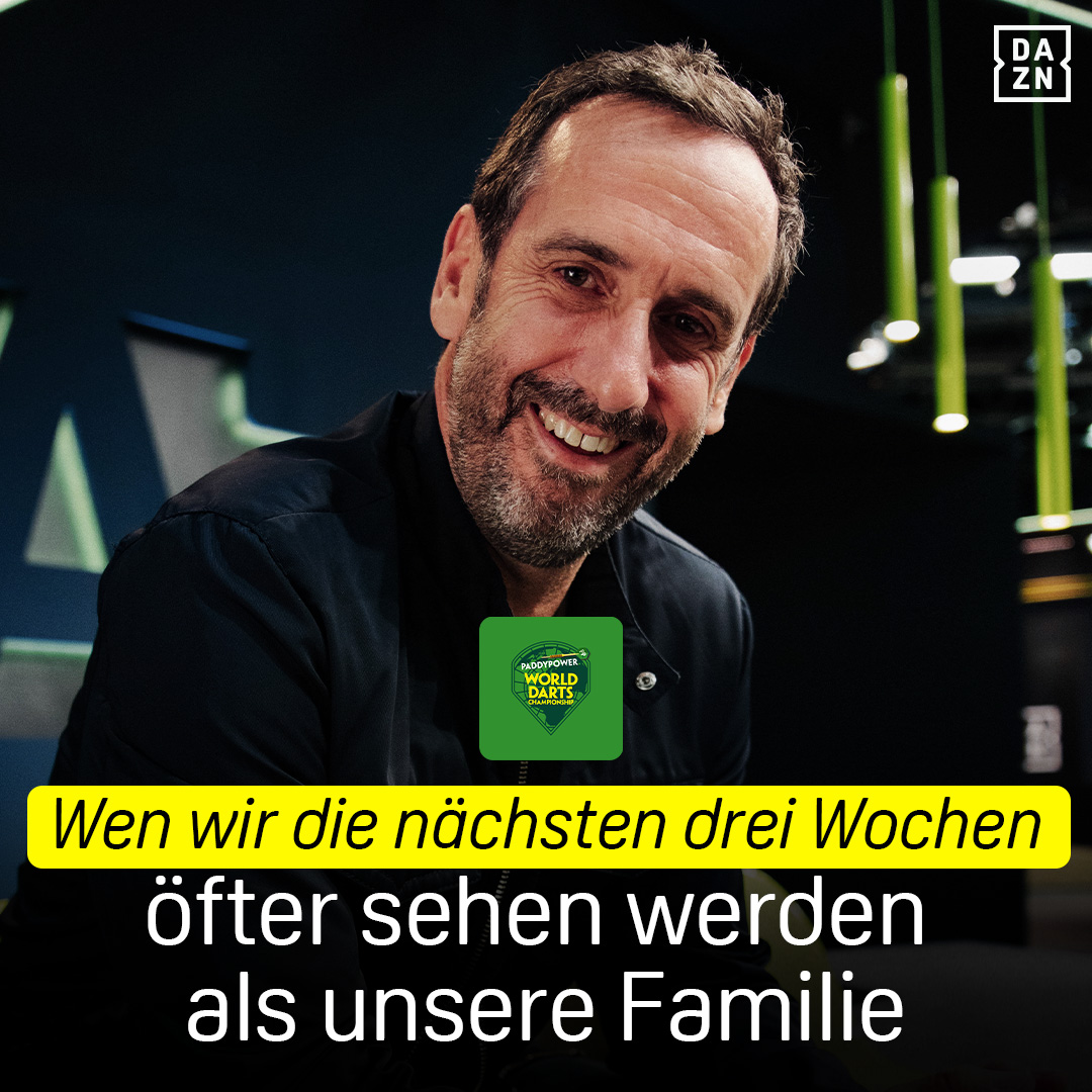 Und wir freuen uns 🤩

Die gesamte Darts-WM mit Elmar Paulke und vielen Experten seht ihr schon ab 6,99€ im Monat auf DAZN 🎯 Game on!

#DARTZN #DartsWM