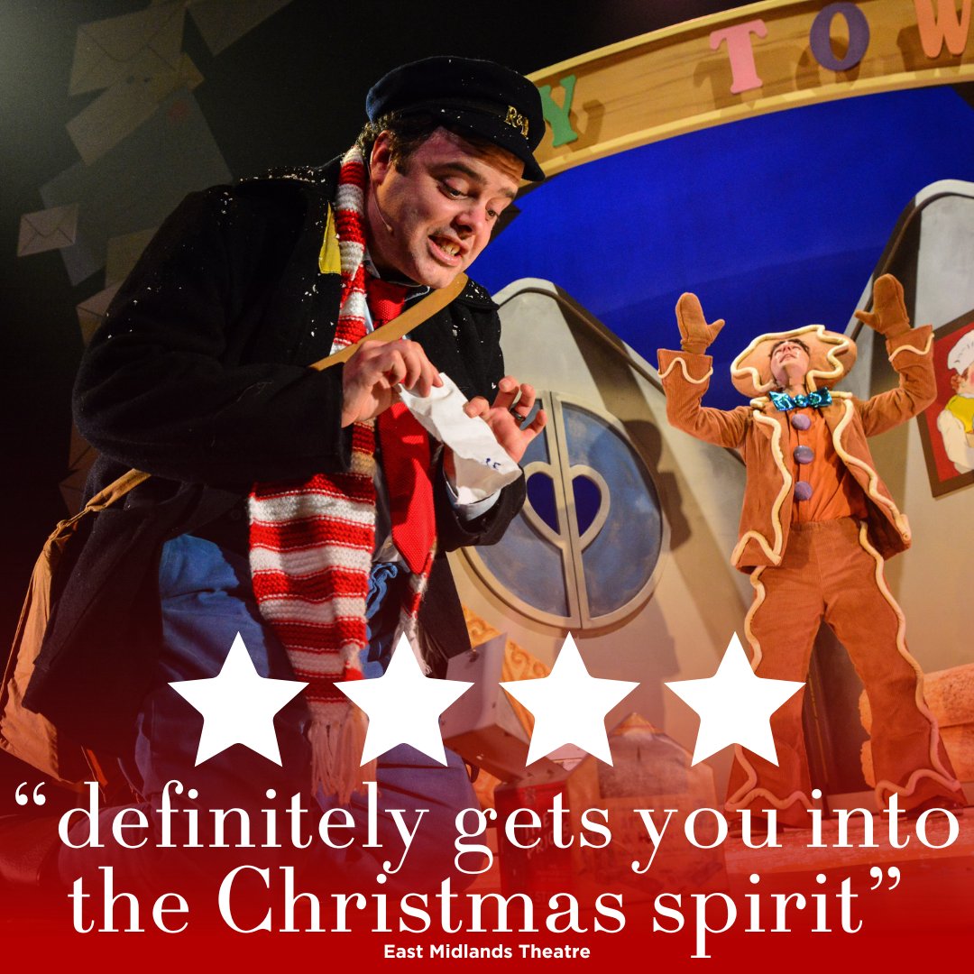 ⭐⭐⭐⭐⭐ "the perfect start to our Christmas" - Toddle About

Who will help the Jolly Postman get home in time for Christmas?

Only until Tue 31 December
🎫 royalandderngate.co.uk/whats-on/the-j…