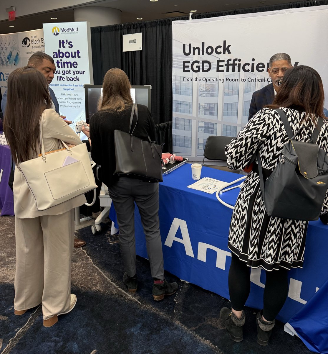 AmbuUSA's tweet image. Busy Day 2 at #NYSGE  

Come by and see us at Booth #507 to demo our complete GI portfolio!

#singleuseendoscopy #NYSGE #GITwitter