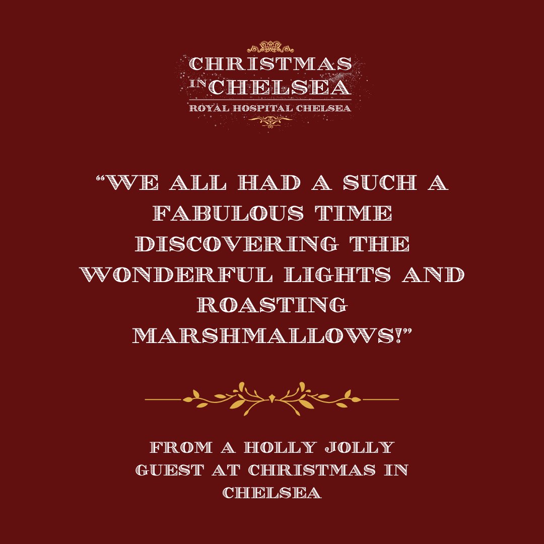 Schools out for Christmas❄️

Looking for something festive to do in the heart of Chelsea? Here are some of our favourite customer quotes of the season🌟

We'll see you in Chelsea...☃️

Tickets are selling fast - head to the link in our bio and grab yours before it's too late🎄✨