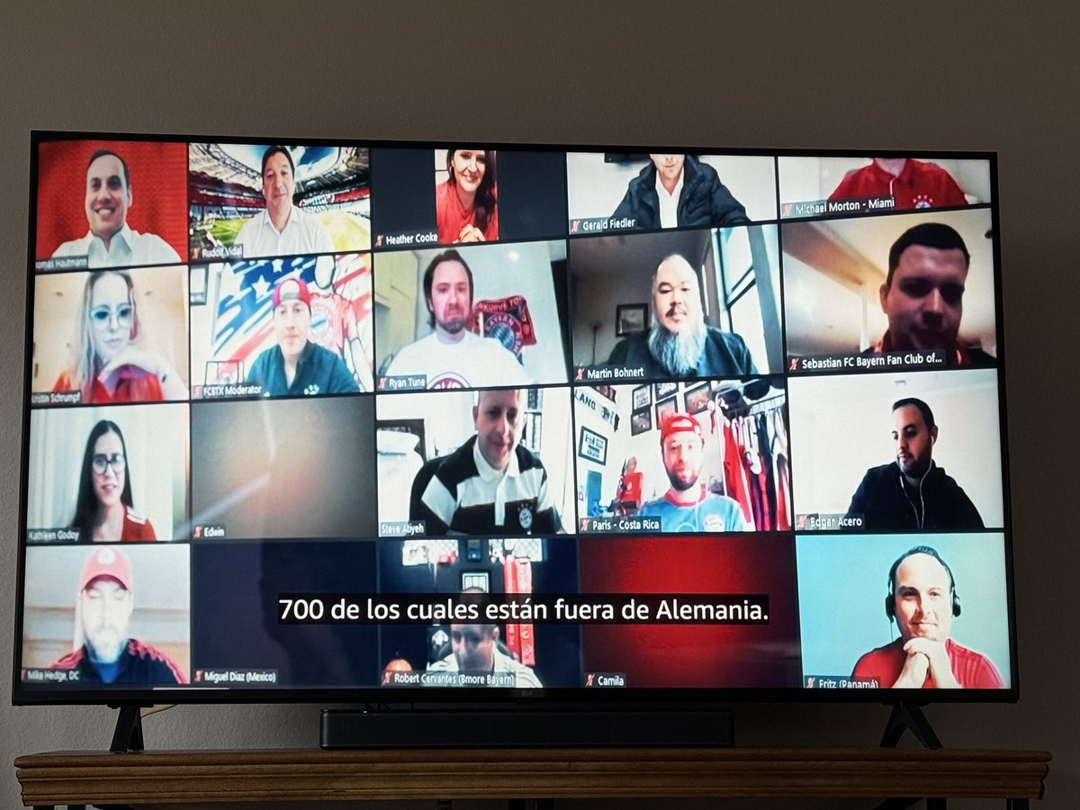 jcanez's tweet photo. Hey @ManoloAcero despues de 3 años finalmente veo el documental del @FCBayernES en Amazon y que bueno verte por aca! https://t.co/Dhzbj82aRJ