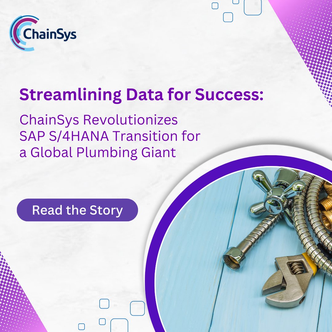 chainsys's tweet image. Unlock Operational Efficiency with #ChainSys: A Seamless Transition to SAP S/4HANA with Clean, #GovernedData 🌐🔄

Our client’s legacy SAP ECC data was fragmented, inconsistent, and lacked a centralized #datagovernance process.