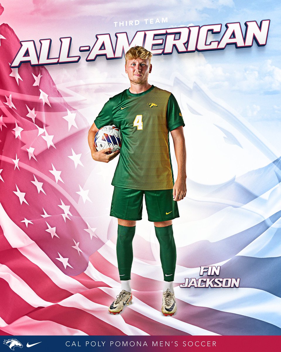 Cal Poly Pomona Broncos (@cppbroncos) on Twitter photo ALL-AMERICANS 🇺🇸
Max Laguna and Fin Jackson are both named United Soccer Coaches All-Americans for the first time in their careers, marking the 10th straight season <a href="/cppmsoccer/">Cal Poly Pomona Men’s Soccer</a> has had multiple All-Americans 🤯
#WeAreCPP ALL-AMERICANS 🇺🇸
Max Laguna and Fin Jackson are both named United Soccer Coaches All-Americans for the first time in their careers, marking the 10th straight season <a href="/cppmsoccer/">Cal Poly Pomona Men’s Soccer</a> has had multiple All-Americans 🤯
#WeAreCPP