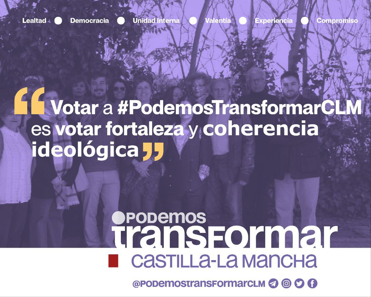 susyvillafruela's tweet image. ¡Última llamada para votar! 🗳️✨ Tienes hasta las 23:59 de hoy para dar tu voto a #PodemosTransformarCLM. Tu voz cuenta y puede hacer la diferencia. ¡No te quedes fuera! 💪💜 #VotaPodemos