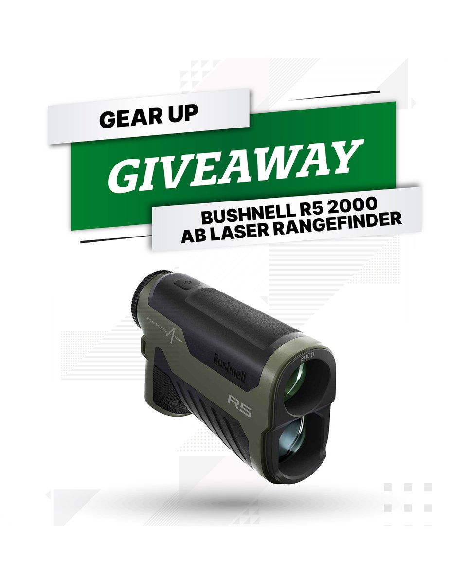 🚨Gear Up Giveaway Alert 🚨

We have once again teamed up with Bushnell to give away a R5 2000 AB rangefinder!

Enter: bit.ly/4fjaB3J

#Bushnell #GearUp #Giveaway #Sportsmans #SportsmansWarehouse #GreatGearGreatService