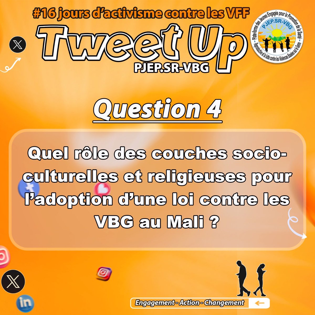 Pjep_Sr_Vbg's tweet photo. Q 4 : Quel rôle des couches socio-
culturelles et religieuses pour
l’adoption d’une loi contre les
VBG au Mali ?

#CNT
#PNVBG 
#PlanInternationalMali
#MJDH
#ONUFEMMESMALI
#PJEPSRVBG https://t.co/Wyw4ArNc72