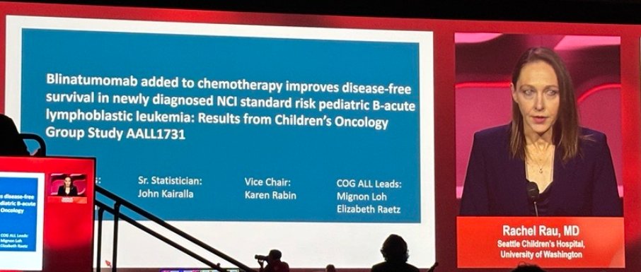 DrNahlaMobark's tweet photo. immunotherapy (Blinatumomab)plus chemo is the new standard of care for kids with NCI stander-risk B-acute lymphoblastic leukemia COG AALL1731Trial  improving cure of childhood leukemia  👏👏👏👏👏👶
 #COG #ASH24  #AALL1731
https://t.co/QBwqGxJ1BP https://t.co/sLRi9m3sRB