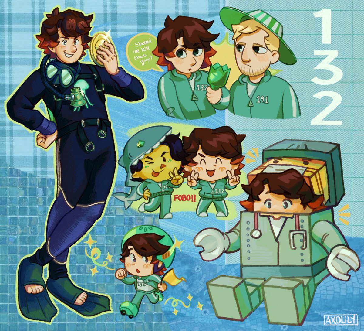 May have been a month ago now but I’m still thinking about it…🐙

#squidcraft #squidcraft3 #tubbofanart #philzafanart #foolishfanart