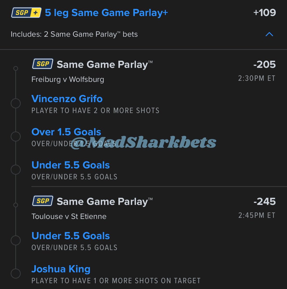 MadSharkBets's tweet photo. Some ⚽️ action🚨🚨

0.5u https://t.co/YiUJB38PTS