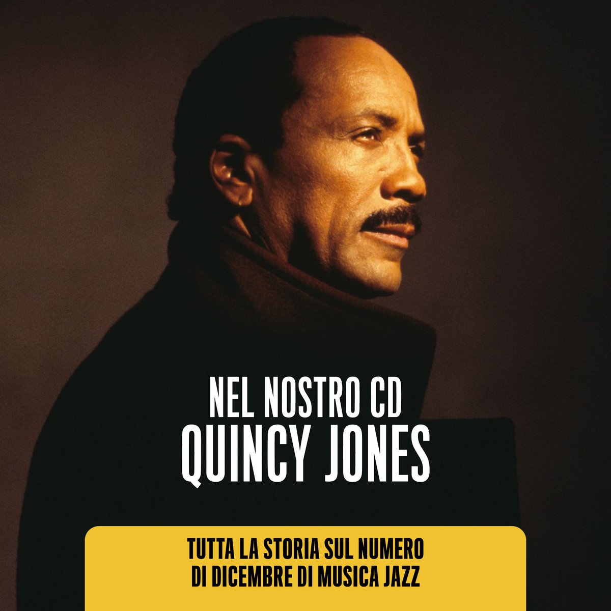 Allegato a Musica Jazz di dicembre «Quincy Jones &amp; Friends», un imperdibile CD che svela «Q» in veste di compositore oltre che di arrangiatore, spalleggiato da grandi nomi come Sarah Vaughan, Dizzy Gillespie, Ray Charles, Freddie Hubbard e altri ancora

musicajazz.it/in-edicola-mus…