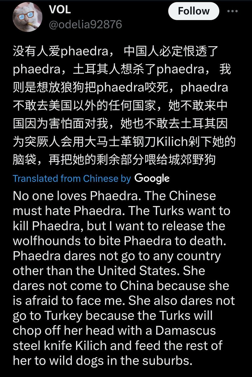 PhaedraXTeddy's tweet photo. And here's MORE. #China threatened my DOG today. I can't keep up with the #MadeInChina threats and harassment I get that always includes animal victims. https://t.co/JMPYx05iaO