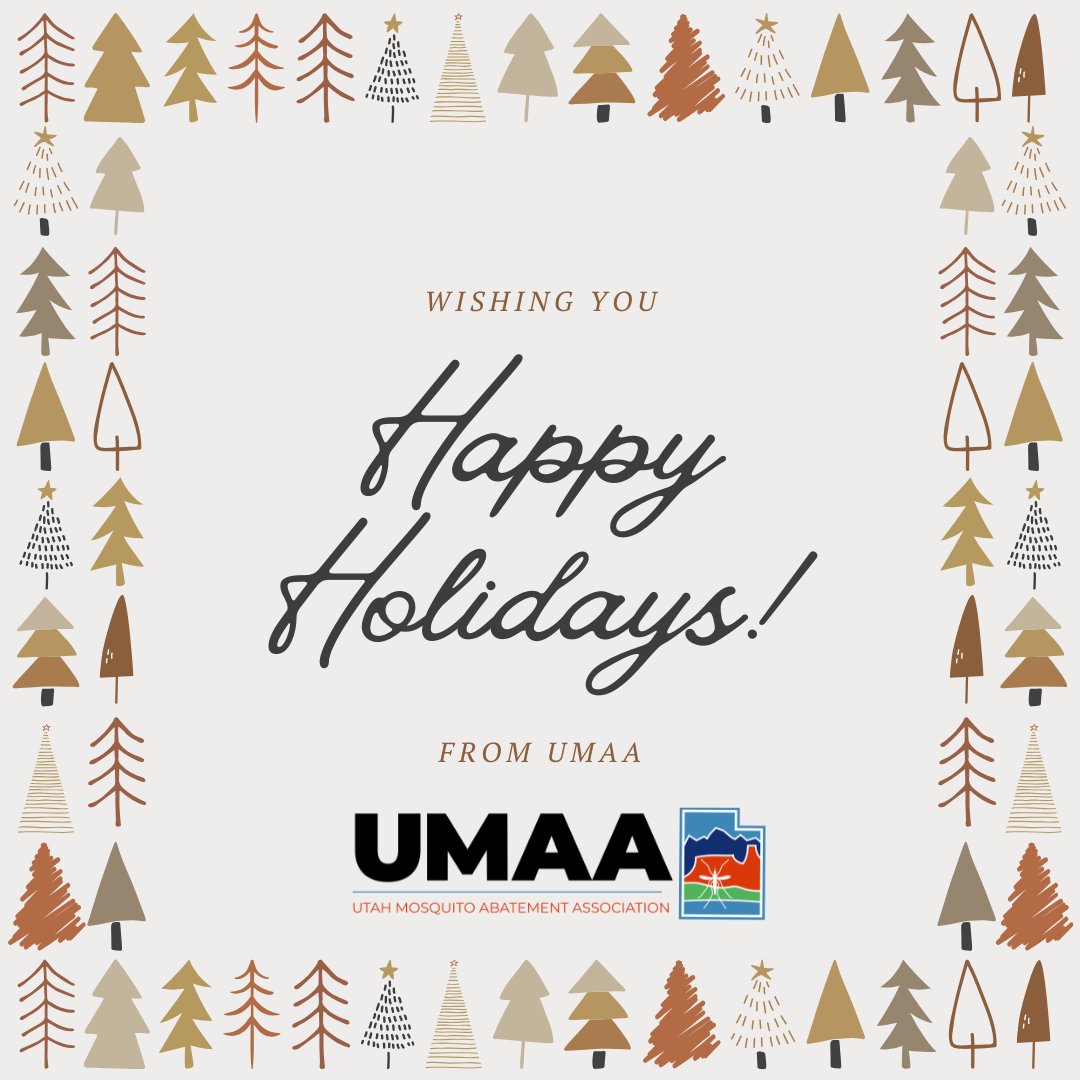 Wishing you and yours a happy holiday season! 
#HappyHolidays 🦟