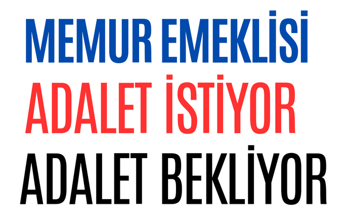 Memur emeklilerinin hakları verilinceye kadar RT yapıp, zincir oluşturup paylaşalım lütfen!

2,5 milyon memur emeklisi NEREDESİNİZ?!

SES VERİN SES! Bu tweet en az 10 bin RT olmalı.      

👉Memurlara verilen Seyyanen zam, TÜM MEMUR EMEKLİLERİNE DE  verilsin

#EmekliMemur