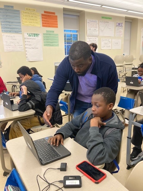 Thank you, <a href="/Accenture/">Accenture</a>, for hosting an inspiring Hour of Code!

Our scholars explored coding through a video &amp; fun online games, learning skills to succeed in the digital world.
