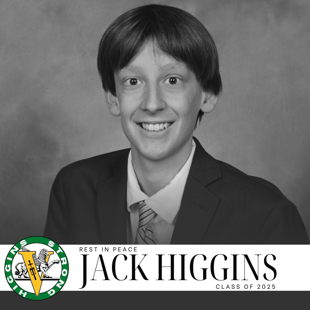 "Courage, to me, is doing something daring—no matter how afraid you are, how intimidated you are, or if you are ridiculed. Courage is taking action. No matter what, do it anyway." -Jack Higgins '25

Rest in peace, Jack.

#HigginsStrong | #BeAGriffin