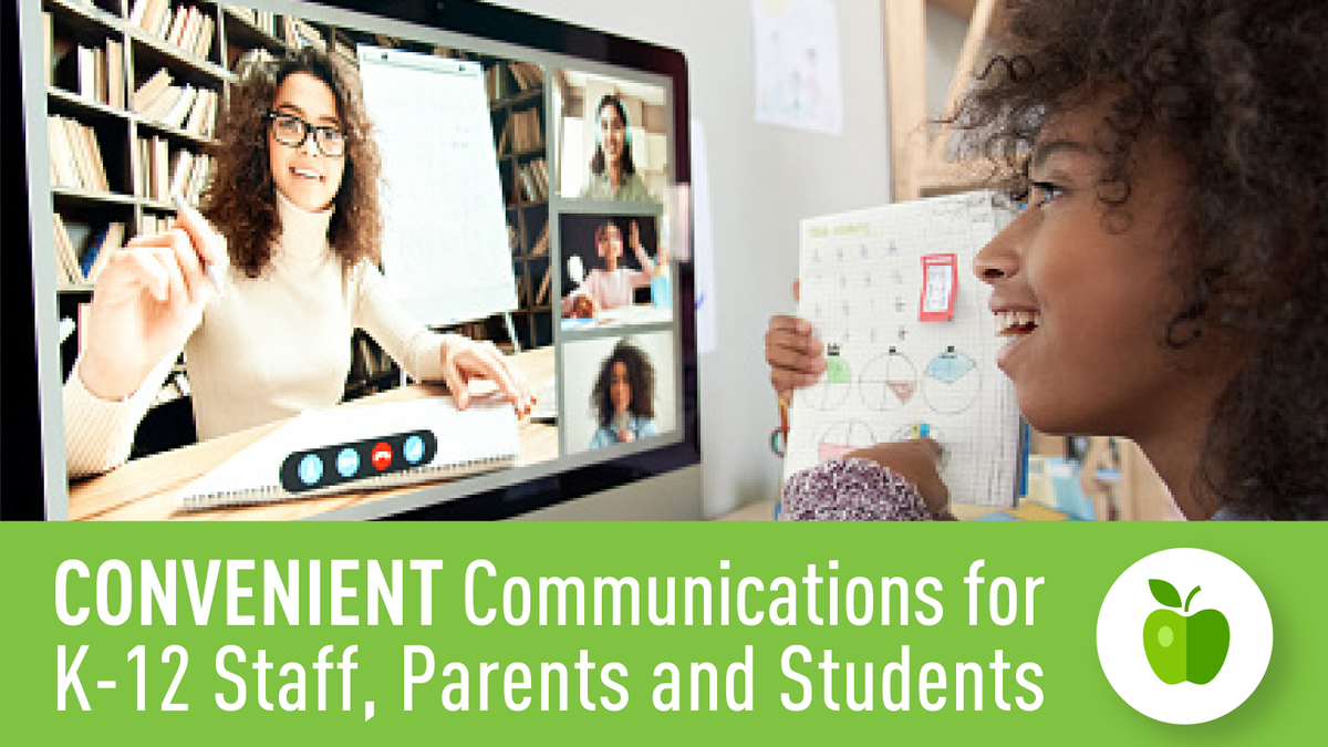 GsolutionzInc's tweet photo. Stay connected with K-12 staff, parents, and students using our cloud communication solution! Choose from chat, SMS, video, phone, screen sharing, and more. Stay organized and connected with ease. #CloudCommunication #K12School #StayConnected Learn more:  https://t.co/lOuuwwjMUU https://t.co/n5DHc38QUn