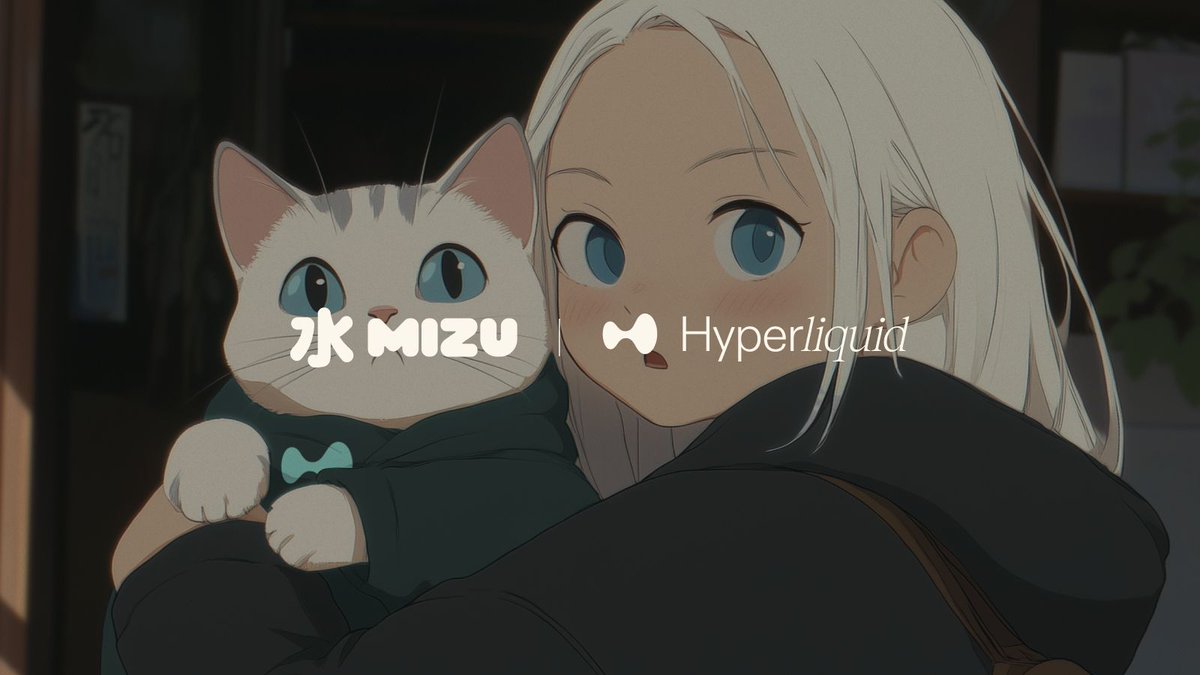 mizulabs's tweet photo. gmizu grandmeowsters, bozos and members of the catbal high order.

Mizu is the unified liquidity layer for all VMs, Hyperliquid is the foremost perpetual exchange of crypto. Together, we're building toward the forbidden prophecy (800).

Ownership goes to the believers and doers, not rent-seeking insiders. 

Mizu is proud to back @HyperliquidX and @chameleon_jeff to house all of finance by:

1) Depositing strategic reserves into HLP
2) Permanently allocating into HLP from our yield vault infrastructure
3) Utilizing fees to build $HYPE reserves

How it works:

- Deposit whitelisted assets into Mizu from any chain
- Get mirror tokens on Mizu which can be put to work in DeFi on Mizu
- Yield managers allocate underlying deposits into HLP and DeFi venues on HyperEVM like @felixprotocol, @kinetiq_xyz, and @hyperlendx
- Yield is credited to your mirror tokens on Mizu where the adventure continues

Stay thirsty, stay 하이퍼리퀴드 💦