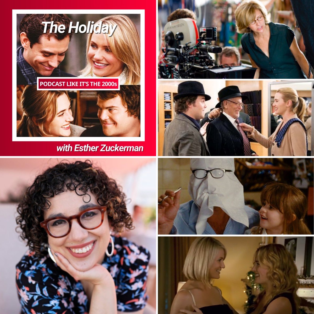 Phillip Iscove (@pmiscove) on Twitter photo This week on @podcastlikeits The 2000s <a href="/emilystjams/">Emily St. James</a> and I continue our holiday miniseries with author of âFalling in Love at the Moviesâ <a href="/ezwrites/">Esther Zuckerman</a> to talk about The Holiday! We talk Nancy Meyerâs, rom-coms and the palpable chemistry between Kate Winslet and Jack Black. This week on @podcastlikeits The 2000s <a href="/emilystjams/">Emily St. James</a> and I continue our holiday miniseries with author of âFalling in Love at the Moviesâ <a href="/ezwrites/">Esther Zuckerman</a> to talk about The Holiday! We talk Nancy Meyerâs, rom-coms and the palpable chemistry between Kate Winslet and Jack Black.
