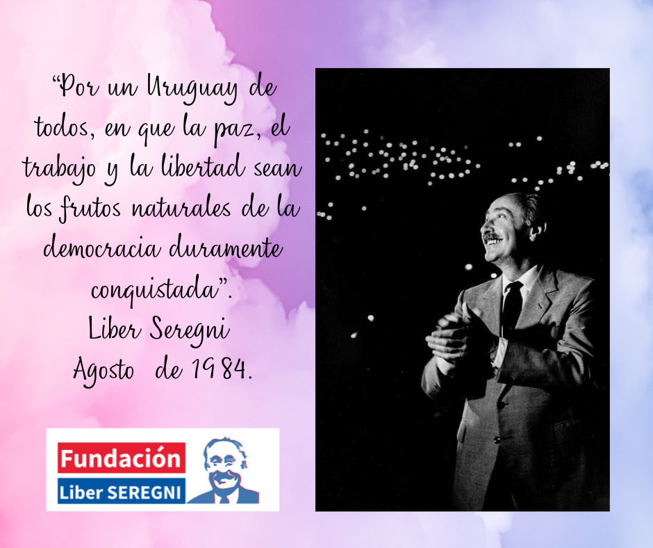 A 108 años del nacimiento del Gral. Liber Seregni, sigamos construyendo entre todos la sociedad de nuestros sueños