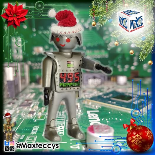 MaXTeCCyS's tweet photo. ❄ 🎄 🎅 #FelicesFiestas #FelicesFiestasDecembrinas
💻 #maxteccys #maxteccomputacionyservicio #circuito #circuits #tarjetaelectronica #electronicscomponents #computador #computadora #tarjeta #tarjetamadre #tarjetaelectronica #CDMX #EDOMEX #Mexico #MX 🇲🇽 #Robot #robotito #droide https://t.co/ucXSzEuGh7
