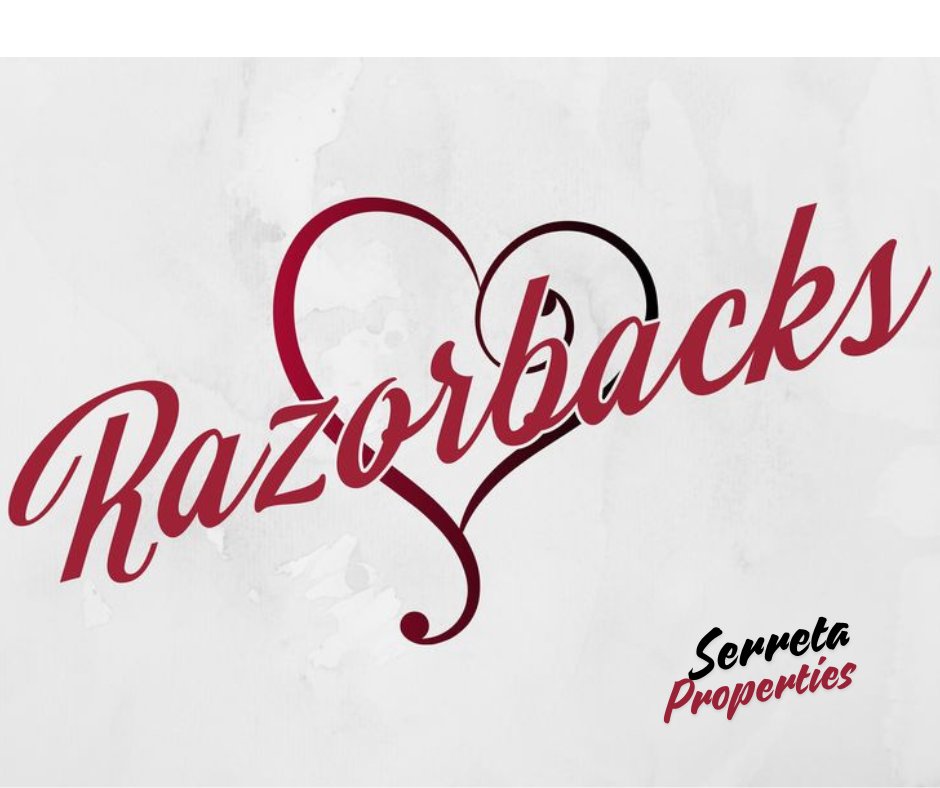 SerretaProperti's tweet image. #GoRazorbacks!