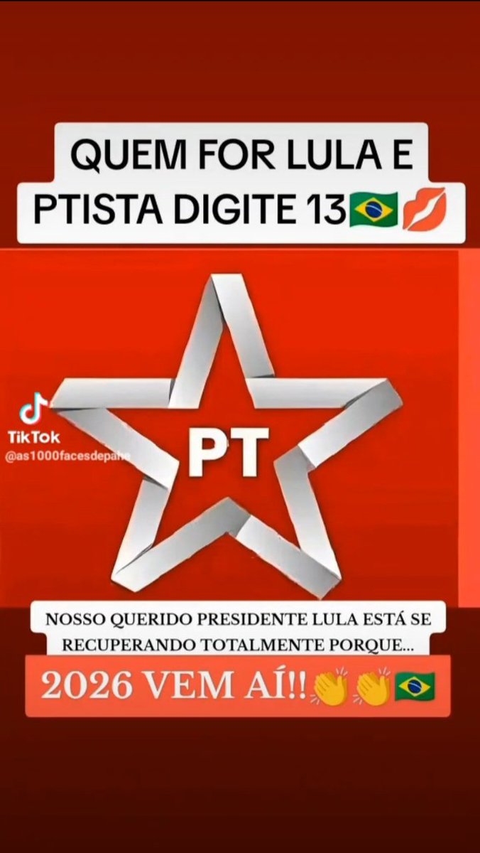 Rogeriononatosa's tweet photo. QUEM FOR LULA SEGUE AI QUE SIGO DE VOLTA!

LULA 2026
ESQUERDA SEGUE ESQUERDA 
RT https://t.co/VcfLPZfl4d