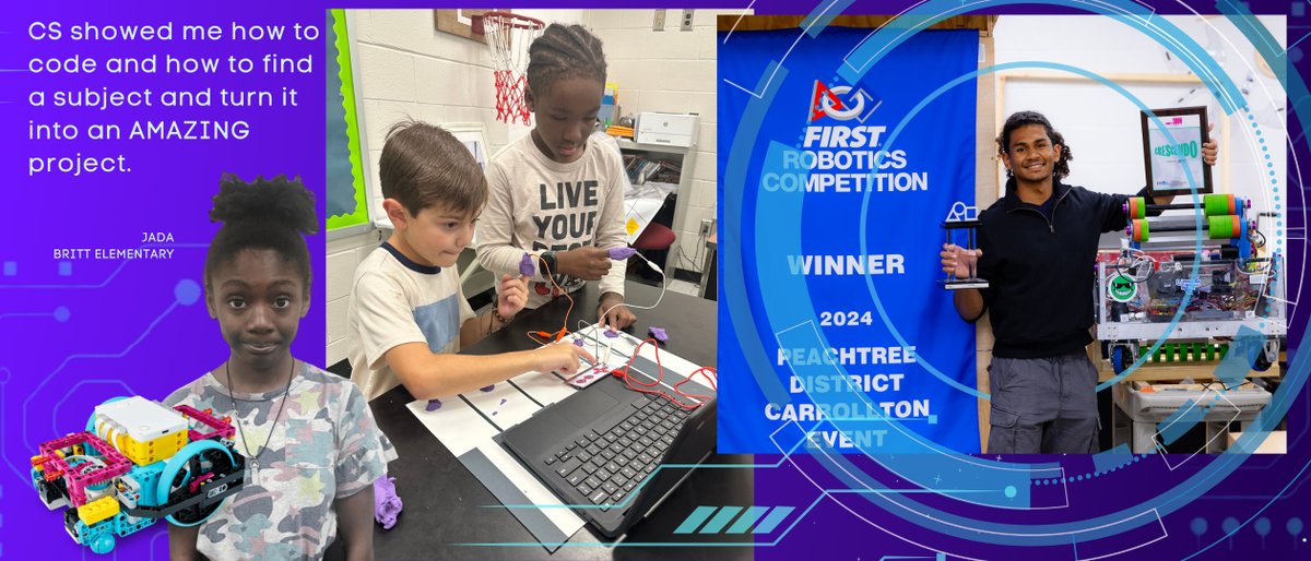 GwinnettSchools's tweet image. What an incredible week celebrating #CSEdWeek and the theme, #LookingBackLeapingForward! Thank you to our teachers, families, and community partners for helping make computer science a part of #EachAndEvery student&apos;s story. #GCPSCS4All