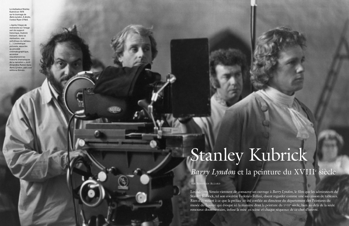 ESimeio's tweet image. Grande Galerie, le magazine du Louvre, consacre 6 belles pages à notre livre Barry Lyndon. Retrouvez la belle plume de Sébastien Allard qui a préfacé notre livre.