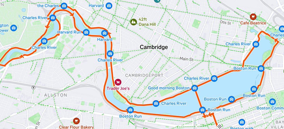Predamame's tweet photo. Boston is the most runnable city on the east coast. 

Sauced with great routes. https://t.co/Nny6NChQR1