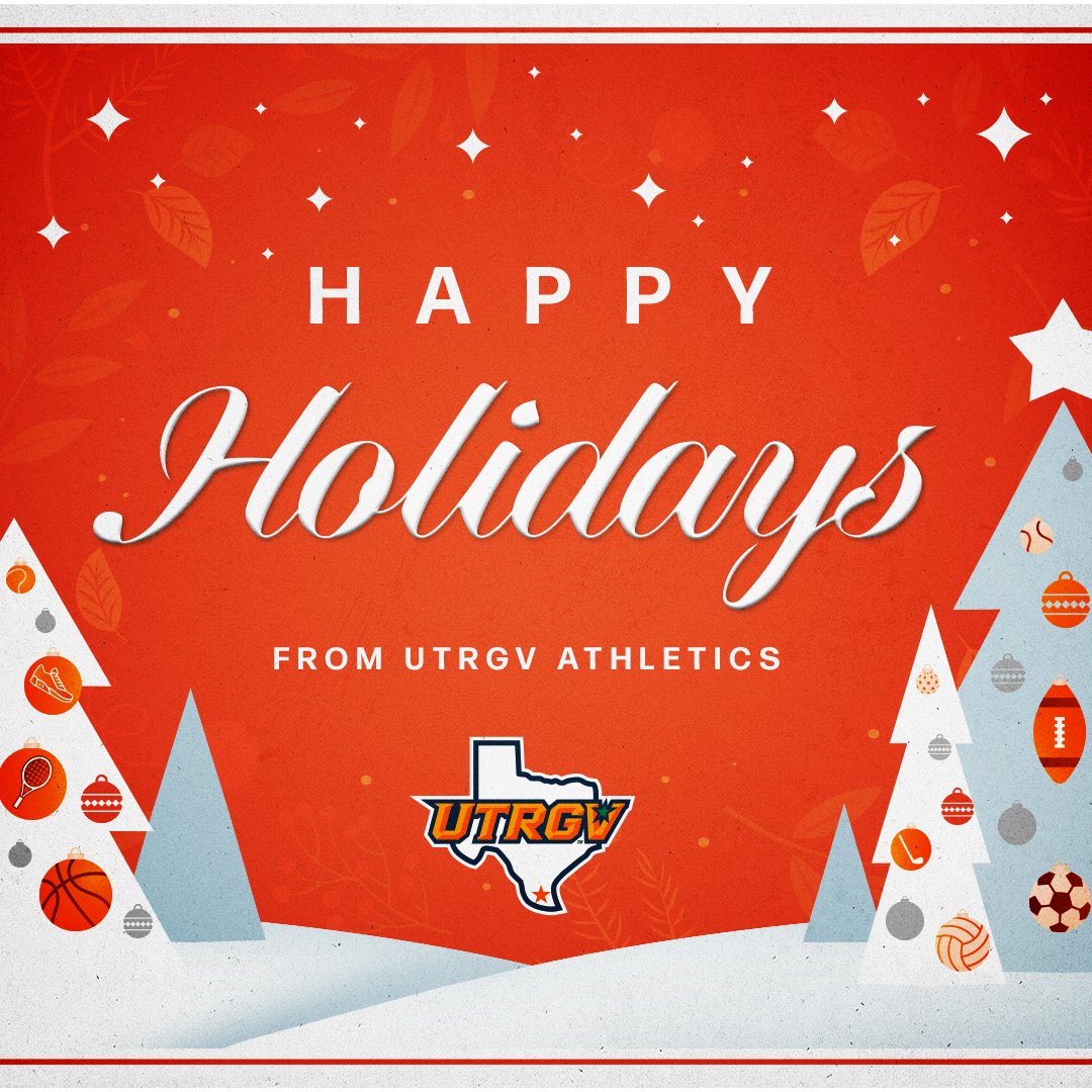 From our UTRGV Athletics family to yours, Happy Holidays!🎄✨

#UTRGV #RallyTheValley