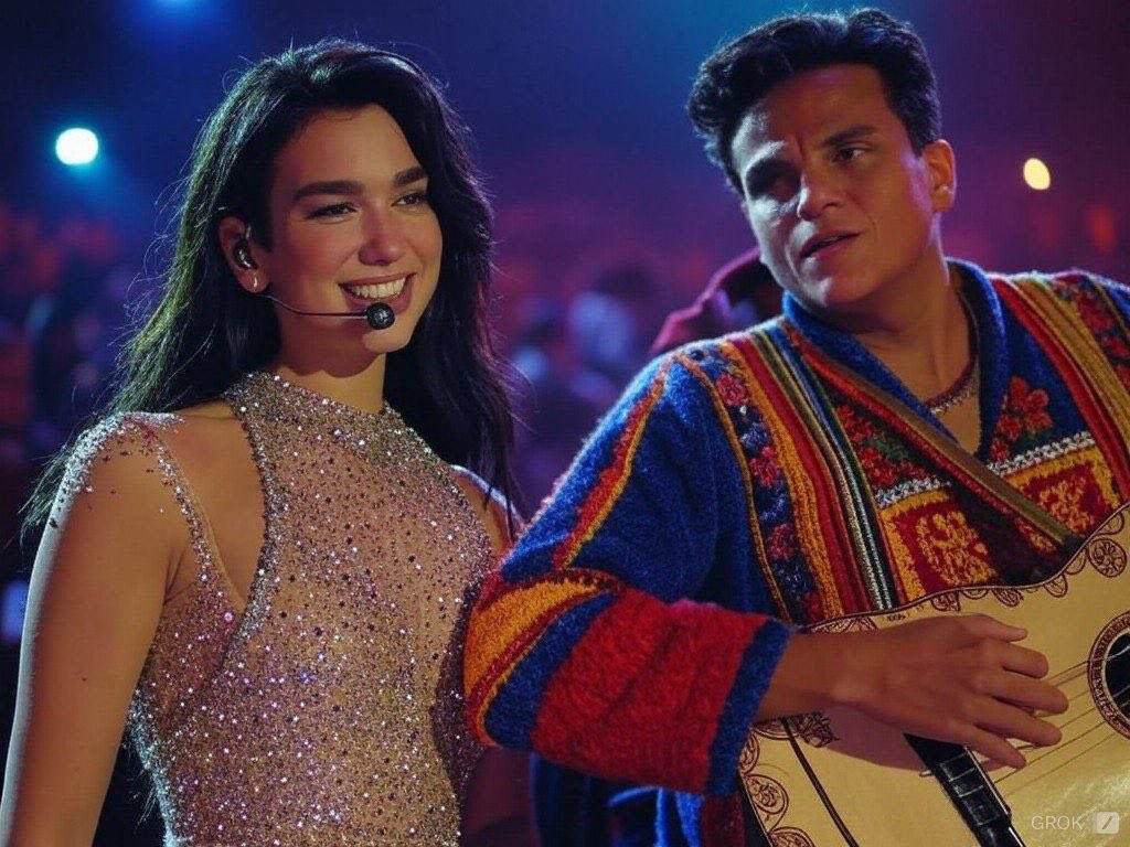 Siempre lo supe!!! Dua Lipa no iba a aguantar las ganas de cantar conmigo y de se paso trajo a Winnie Pooh!!! Será que armamos el combo perfecto??