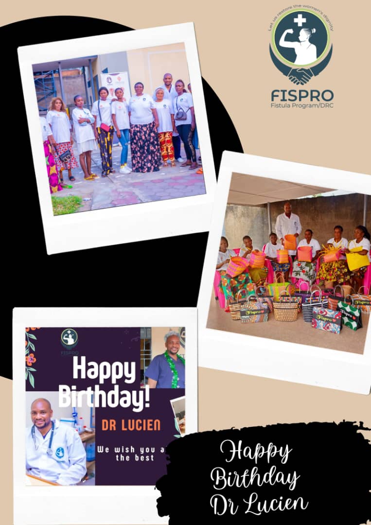 Nous profitons de ce post pour souhaiter heureux anniversaire de réussite,de paix et de prospérité à notre directeur Dr Wasingya Kasereka Lucien qui contribue tant peu que soit à la restauration de la dignité de la femme survivante de la fistule obstétrica
fispro-rdc.org/happy-birthday…
