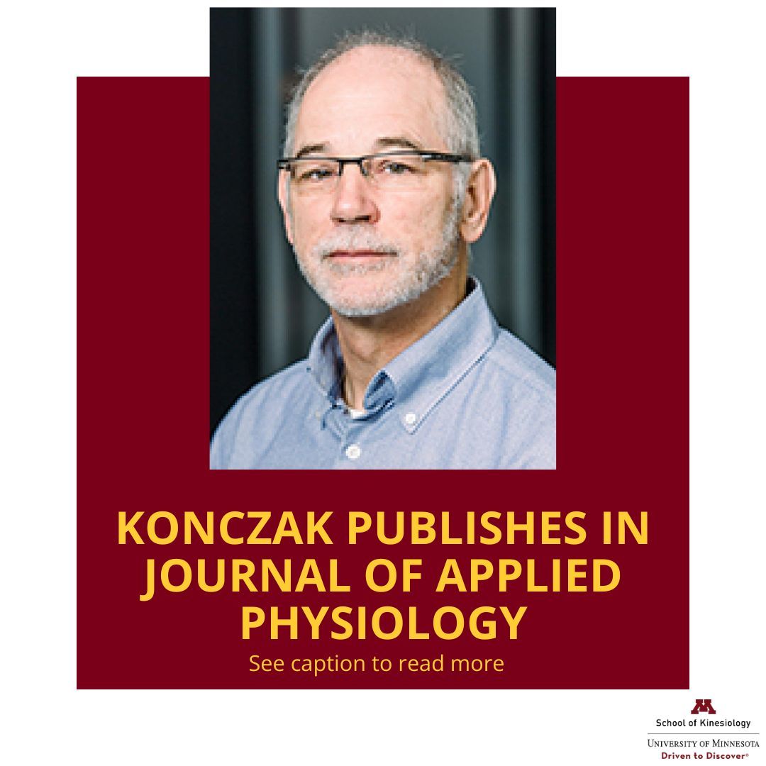 Jürgen Konczak, PhD, is coauthor of a research article titled "Characterization of Upper Esophageal Sphincter Pressures Relative to Vocal Acoustics" in the Journal of Applied Physiology. Read more: kin.umn.edu/konczak-publis…