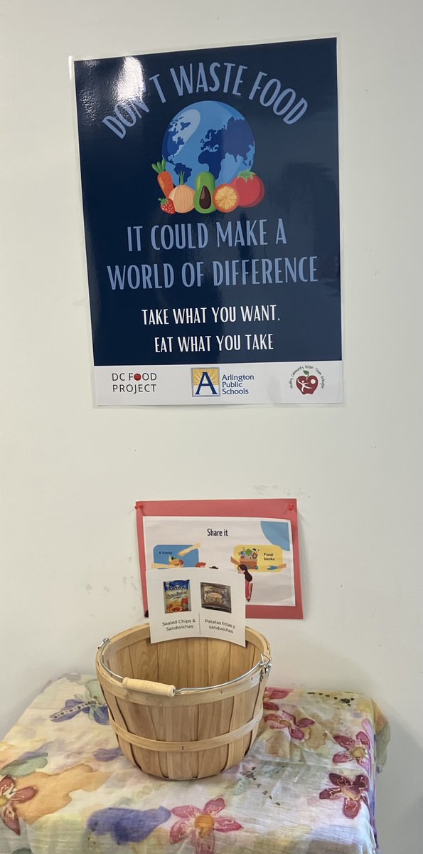 MPSA is reducing food waste by sharing food. #APSGreen #APSisAwesome