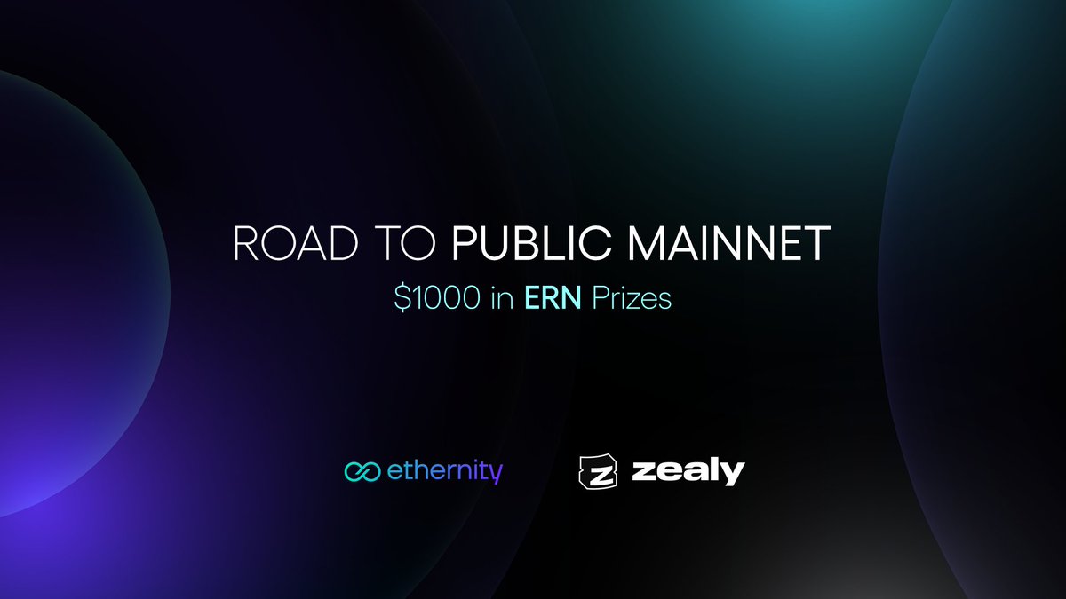 Ready, Set, Sprint!

➡️The Road to Public Mainnet Sprint is NOW LIVE!
➡️Complete quests, climb the leaderboard, and compete for your share of the prize pool!

Get started here to WIN BIG👇zealy.io/cw/ethernitych…
