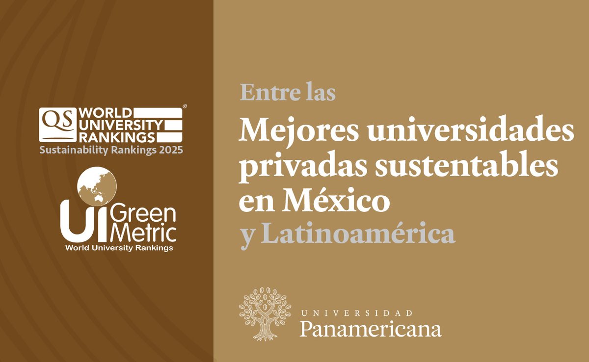 La Universidad Panamericana es reconocida por los rankings <a href="/TopUnis/">QS Top Universities</a>  y #GreenMetric como un referente nacional e internacional en temas de sostenibilidad.
Gracias a toda la comunidad universitaria por el trabajo y esfuerzo invertidos en el cuidado de nuestro mundo; nuestra casa