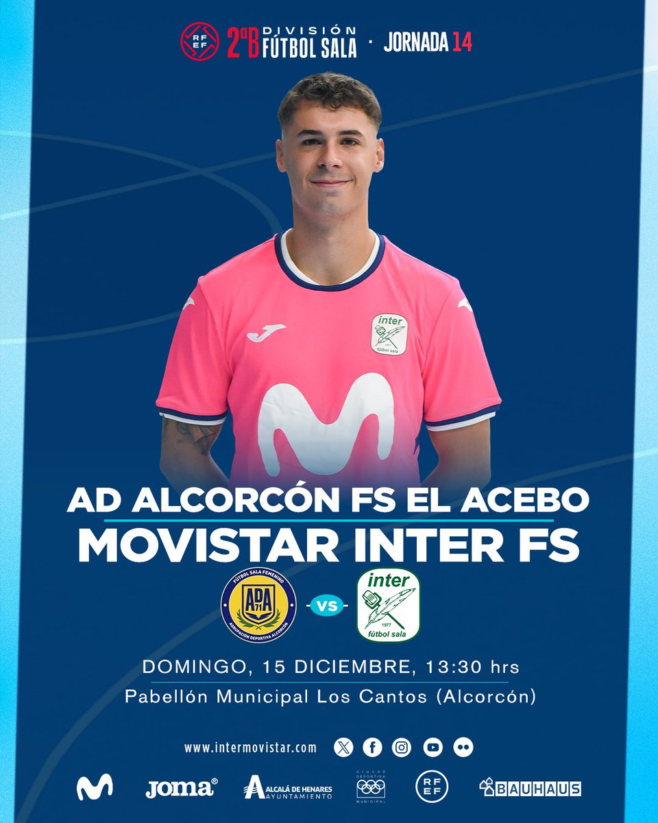 🫵🏼 𝐄𝐬𝐭𝐞 𝐝𝐨𝐦𝐢𝐧𝐠𝐨 𝐣𝐮𝐞𝐠𝐚 𝐍𝐔𝐄𝐒𝐓𝐑𝐎 𝐅𝐈𝐋𝐈𝐀𝐋. 

🆚 <a href="/AlcorconFSFbase/">AD Alcorcón FSF Base</a> 
⏰ 13:30h 
🏟️ Los Cantos

#InteristaSoy