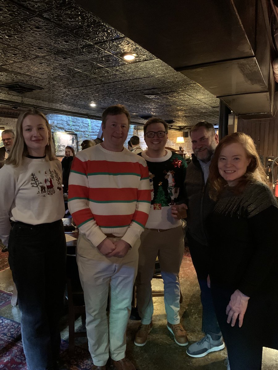 Seasonal sweaters all around at the F&amp;H holiday party. Happy holidays from Flaherty &amp; Hood!