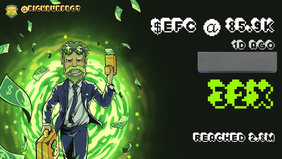 32x since I found $EFC send it higher this would be the next $fartcoin 

$EFC 

5hLKEtMBXibf3xjirR3UamVn3754fZcKS27joz9Npump