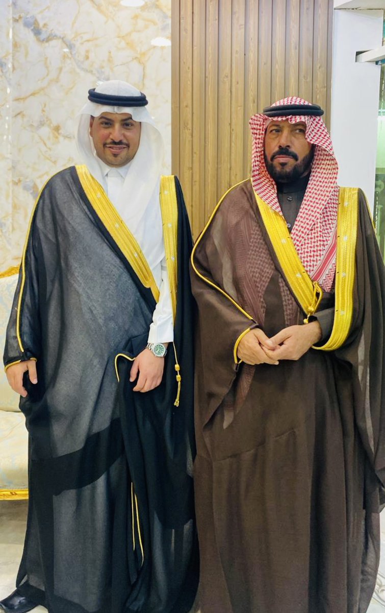 ❇️ تهنئة ❇️

احتفل ابن العم: 
#حسن_بن_عبيد_المرزقاني
بحفل زفافه مساء يوم الجمعة الموافق 1446/6/12هـ بقاعة أماسي للإحتفالات .
اللهم بارك لهما وبارك عليهما
واجمع بينهما بخير .
#شمر_عشيرة_المرازيق_سكاكا_الجوف