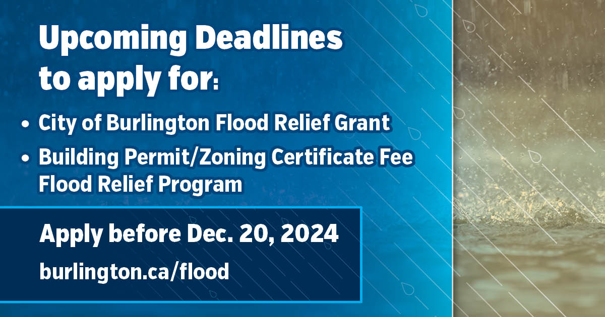 As the City prepares for more investments in its flood prevention and support efforts, the City is reminding you of flood program deadlines, and new grant options aimed at helping you recover from flooding in July 2024.

Read the full release: bit.ly/3Bct0Aa