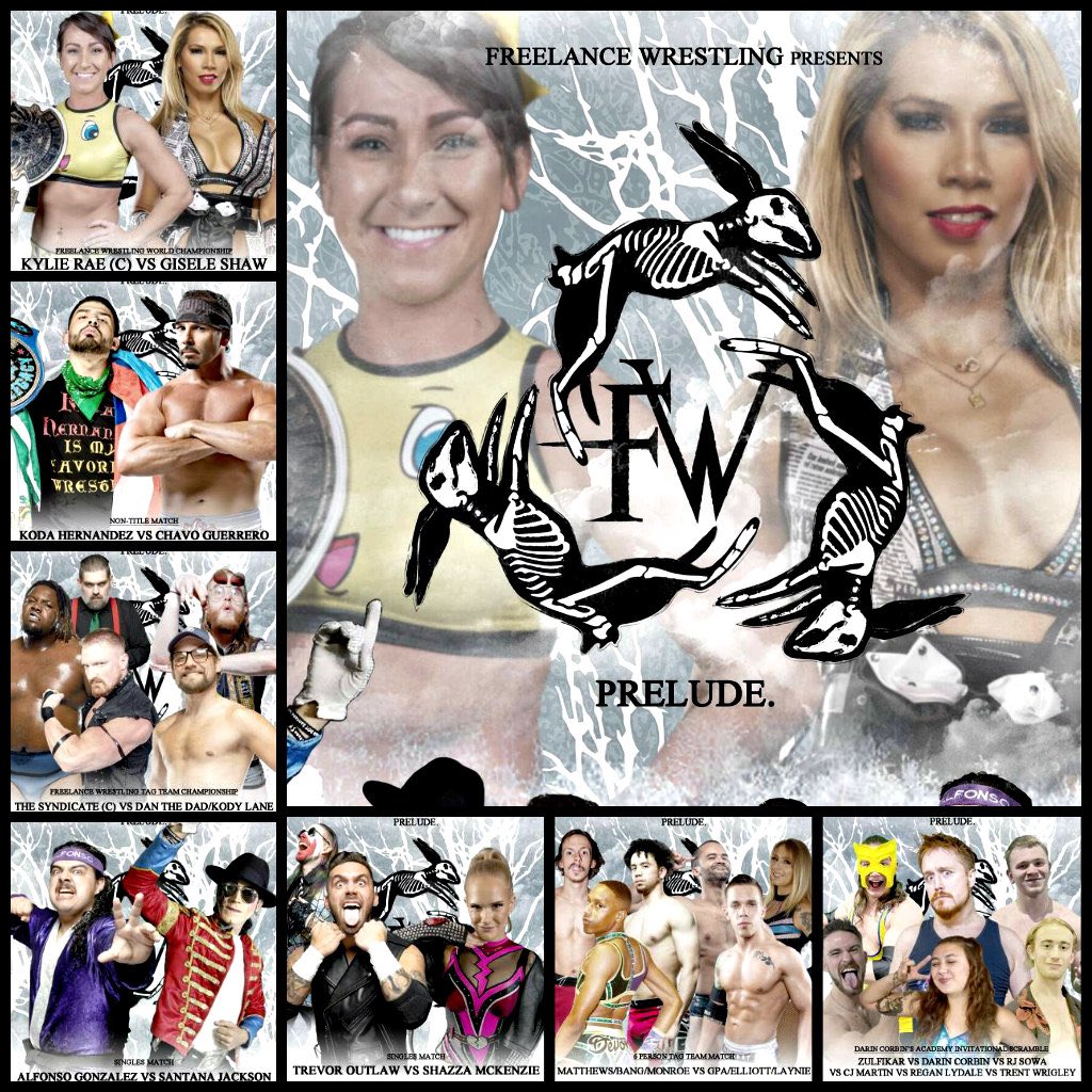 FreelanceWres's tweet photo. 🚨NEXT Saturday NIGHT!?!🚨
TIX:https://t.co/z36qw8Ddbo

Only GA tickets available!

Announced:
Kylie/Gisele
Koda/Chavo
Trevor/Shazza
Trios Match
Syndicate/DtD & Kody
Alfonso/Jackson
Scramble 

Prelude
#FreelancePrelude 

Sat 12/21/24
Logan Square Auditorium  
2539 N Kedzie Blvd  
Chicago, IL 60647  

Doors: 7p
Bell: 8p

Streaming LIVE on https://t.co/QFJZ0gaVu2!