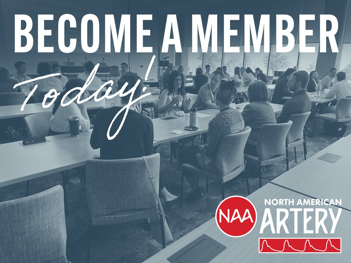 North American Artery Society (@naasociety) on Twitter photo Join the North American Artery! Be part of a dynamic network driving advancements in vascular health and science. Membership offers access to cutting-edge research, collab opportunities, and discounted price at the NAA Conference. Become a Member: naartery.org/membership Join the North American Artery! Be part of a dynamic network driving advancements in vascular health and science. Membership offers access to cutting-edge research, collab opportunities, and discounted price at the NAA Conference. Become a Member: naartery.org/membership