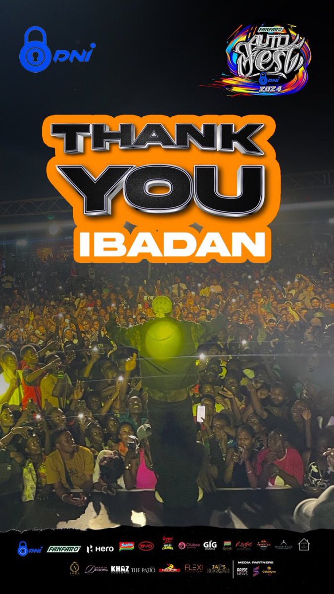 BabyHondy's tweet photo. Thank you Ibadan City, the brown roof town. 

#FanFaroAutoFest2024 was a huge success💯

See you all next year✌🏽 https://t.co/P7J17tqCyd